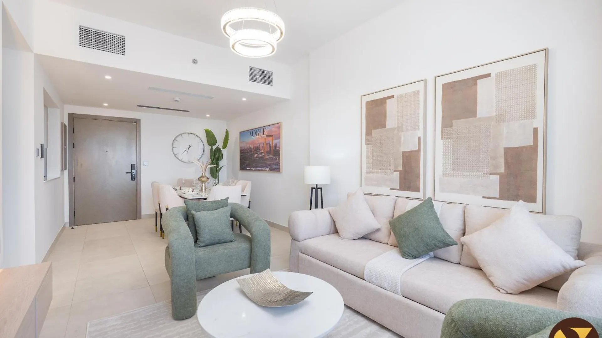 Vogue Spacious Brand New Three Bedroom Located Binghatti Creek, Smart Home With Creek Harbour View & Big Balcony 迪拜 公寓