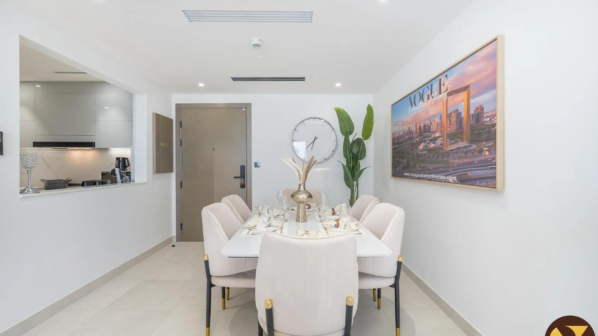 公寓 Vogue Spacious Brand New Three Bedroom Located Binghatti Creek, Smart Home With Creek Harbour View & Big Balcony 迪拜 阿拉伯联合酋长国