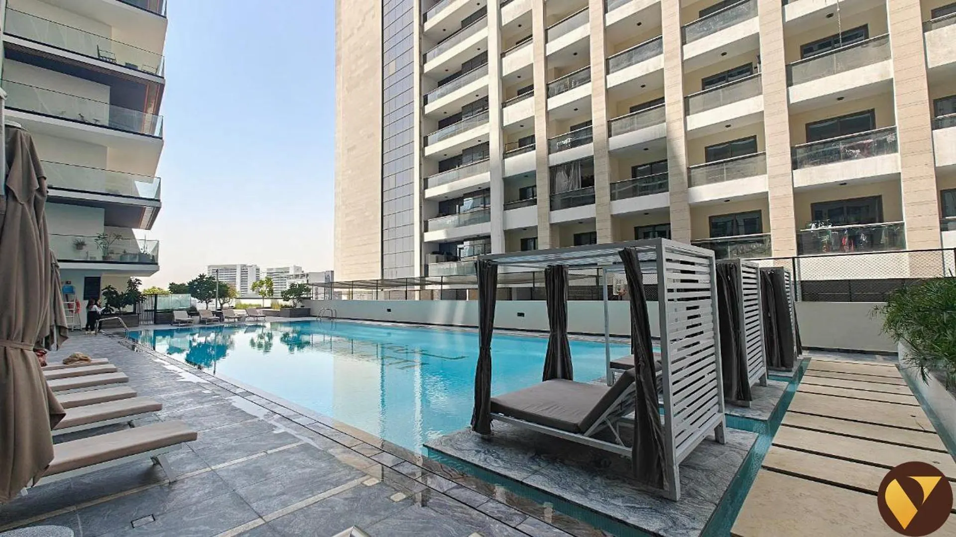 公寓 Vogue Spacious Brand New Three Bedroom Located Binghatti Creek, Smart Home With Creek Harbour View & Big Balcony 迪拜