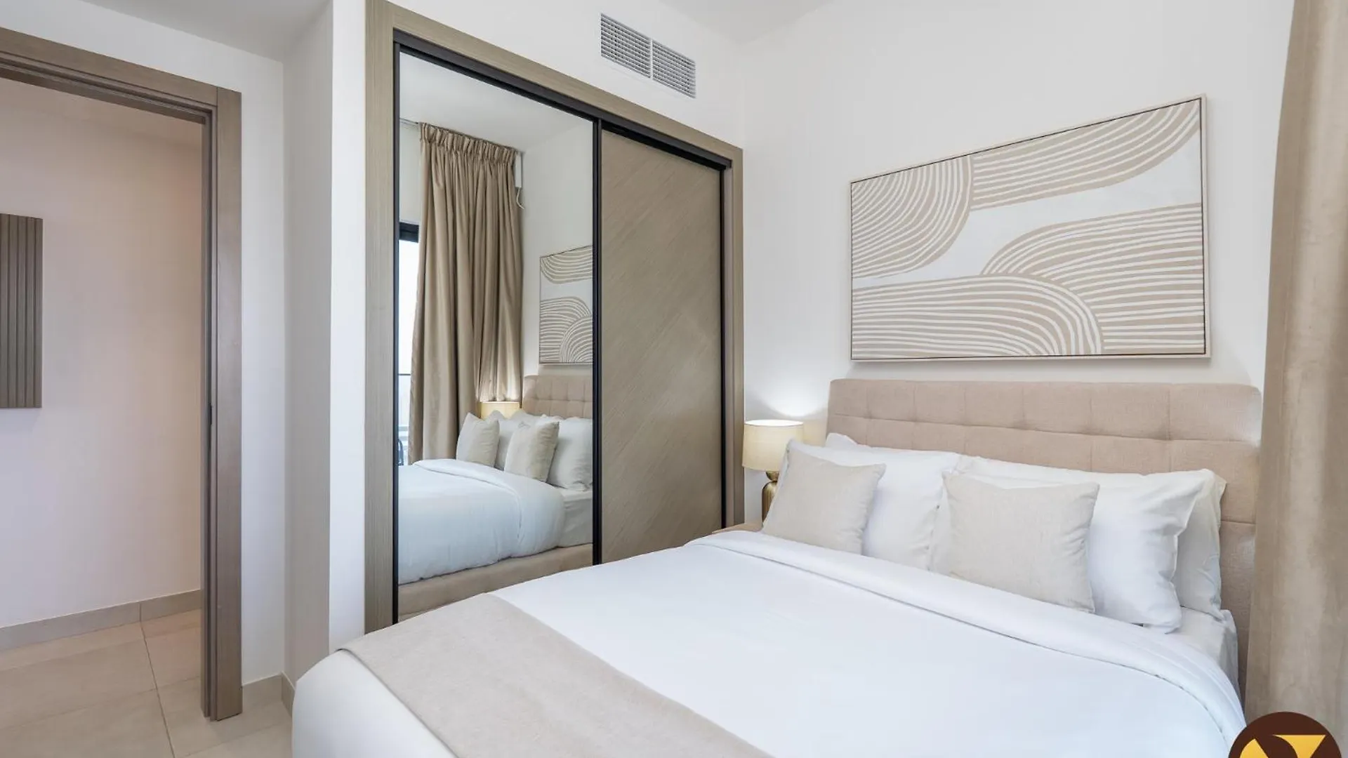 Vogue Spacious Brand New Three Bedroom Located Binghatti Creek, Smart Home With Creek Harbour View & Big Balcony 迪拜 公寓