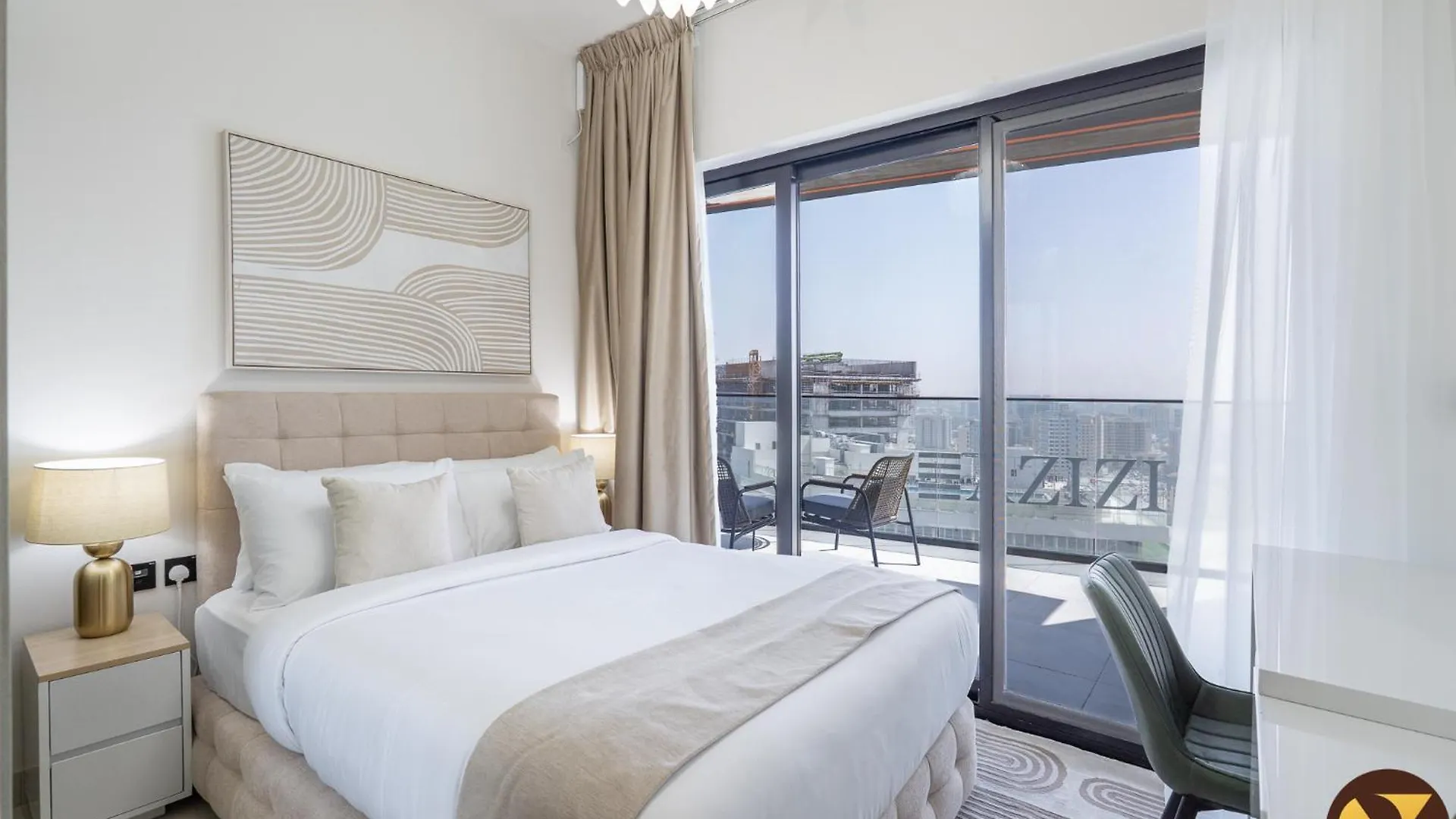 公寓 Vogue Spacious Brand New Three Bedroom Located Binghatti Creek, Smart Home With Creek Harbour View & Big Balcony 迪拜